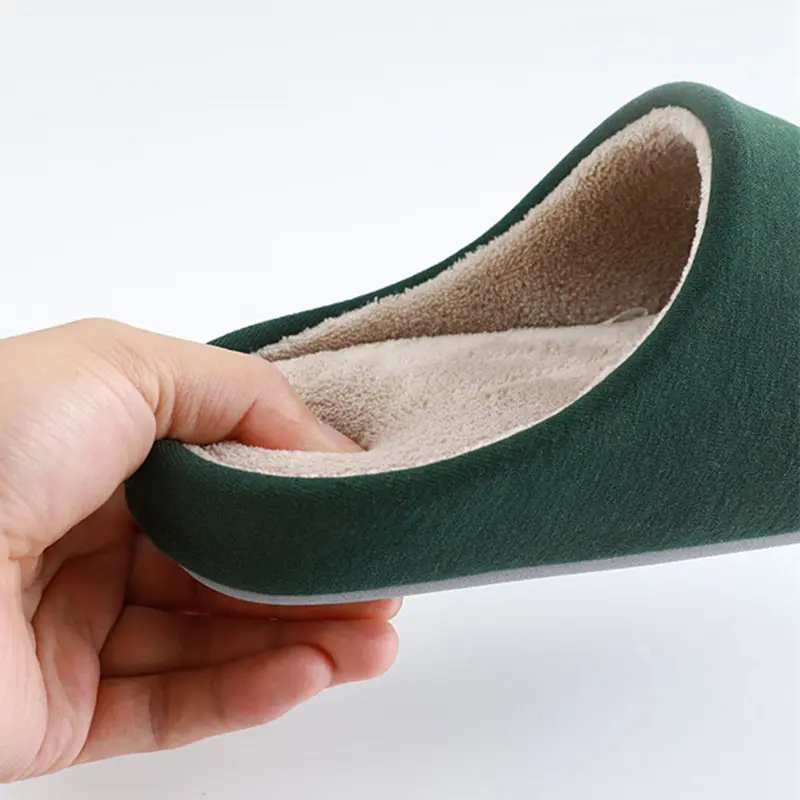 

2019 Autumn Winter New Quality Plush Women Slippers Christmas Home Indoor Non-Slip Mute Warm Fur Breathable Cotton Floor Shoes