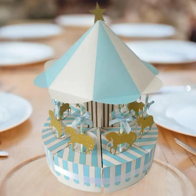 Романтическая карусельная коробка конфет элегантная и красивая креативная