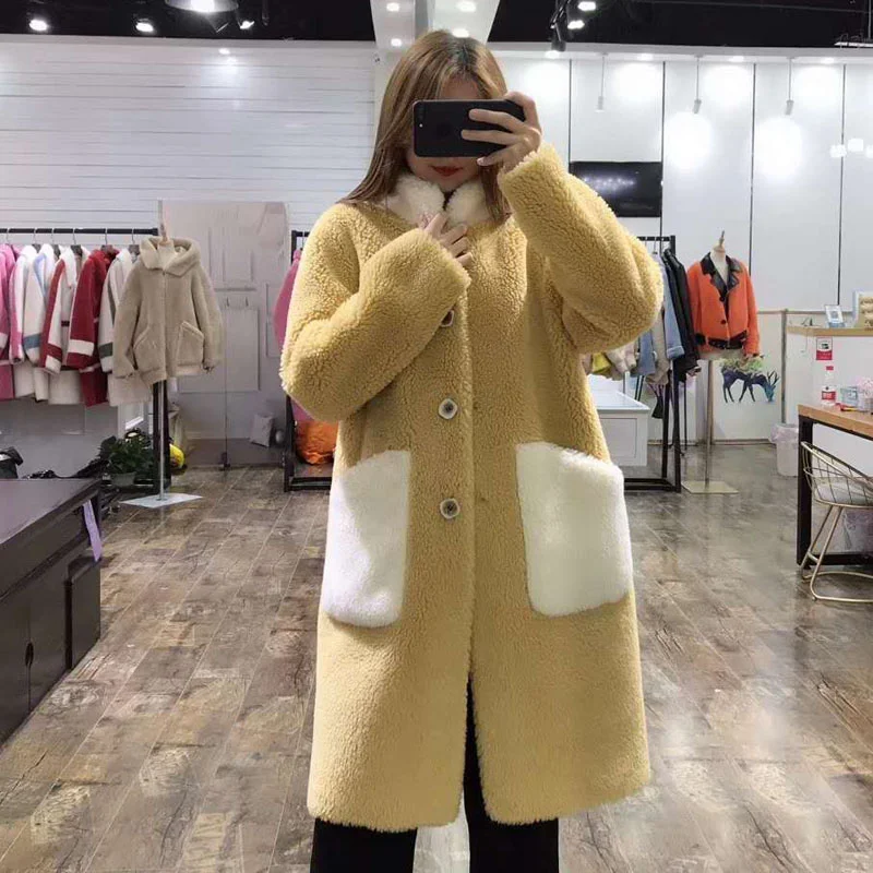 

faux leather jacket real price fur coat women clothes new fashion parka with Mandarin Collar korean plus size overcoat
