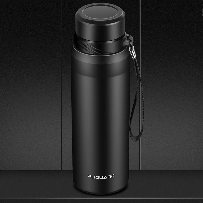 1000 мл Изолированная кружка из нержавеющей стали термос дорожная для кофе