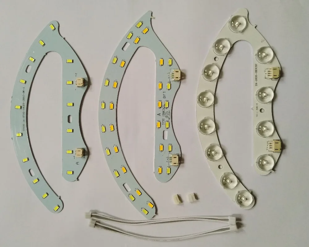 

LED JHC 2Sets 2D Replaceable LED Light Source For Ceiling Lamp 8W 220V With Magnet Led Lights Replacement PCB With Driver