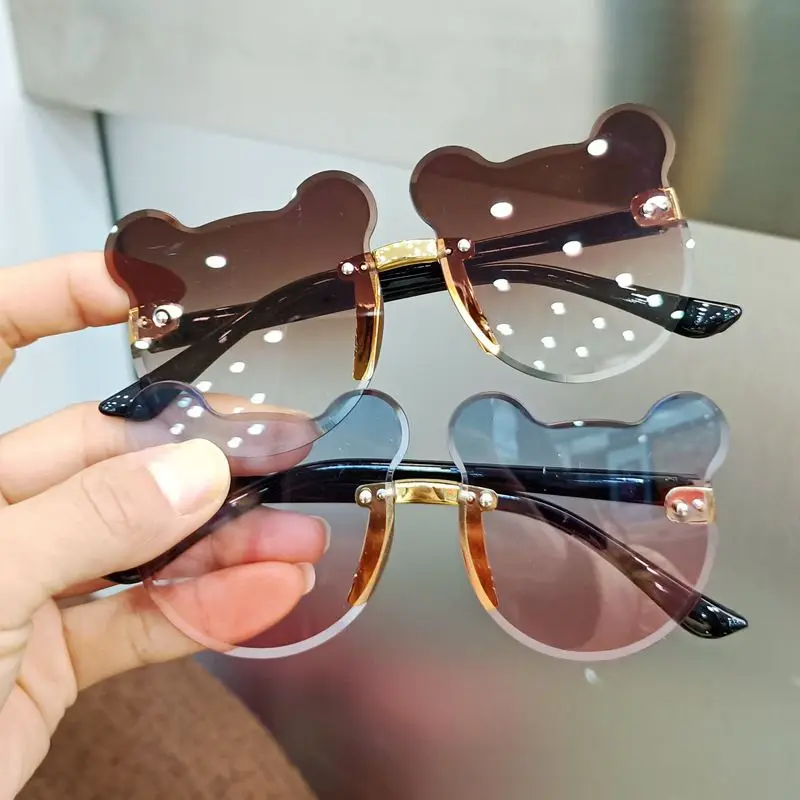 

Fashion Children's Sunglasses Baby Sunglasses Glasses Trendy Girls Boys Cute Cartoon Bear Sunglasses Anti-glare Anti-radiation
