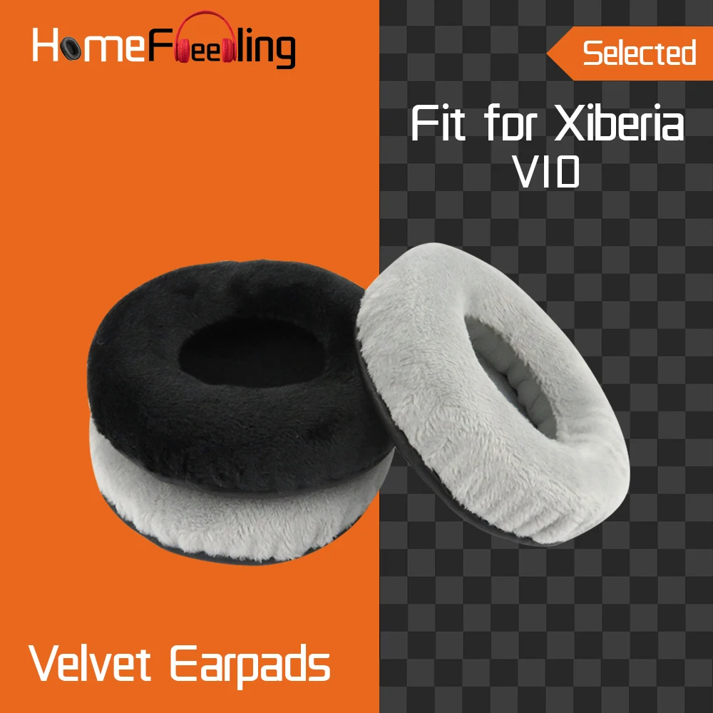 

Homefeeling Earpads for Xiberia V10 Headphones Earpad Cushions Covers Velvet Ear Pad Replacement