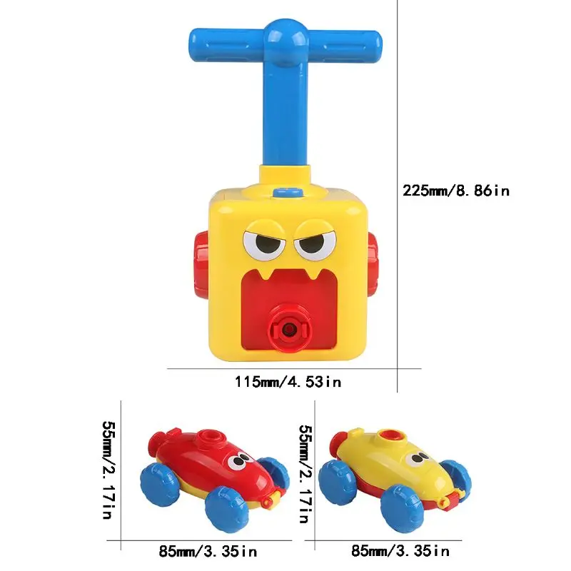 

Children Inertial Power Balloon Car Science Experiment Toy Puzzle Fun Gift