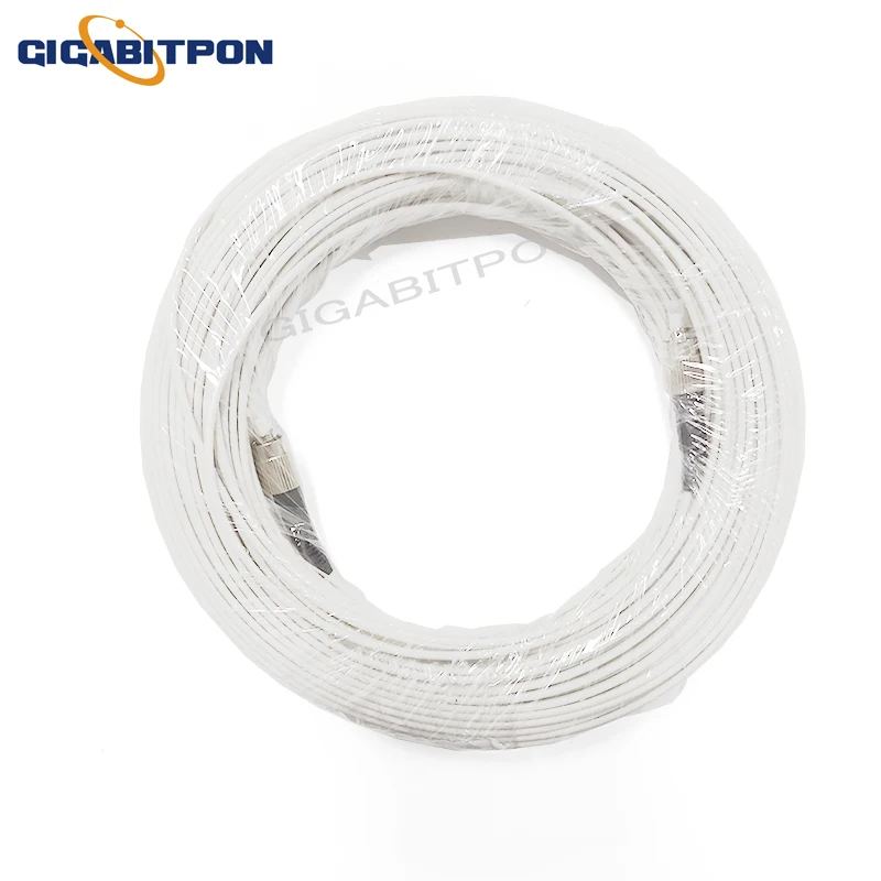 30M FTTH optical cable SM 1 core 2 steel SC-SC plug-in optical cable G675A1 single-mode optical fiber jumper ST-ST LC-LC, FC-FC