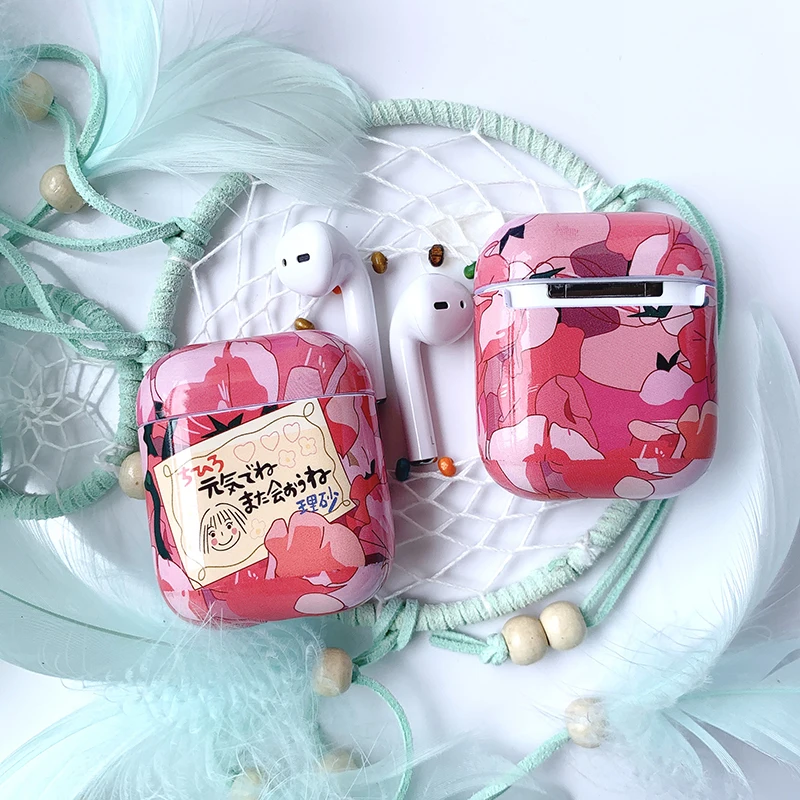 Для AirPods чехол Роскошный прозрачный Фламинго защитный чехол мультфильм жесткий чехол для Air pods 2 bluetooth наушники чехол