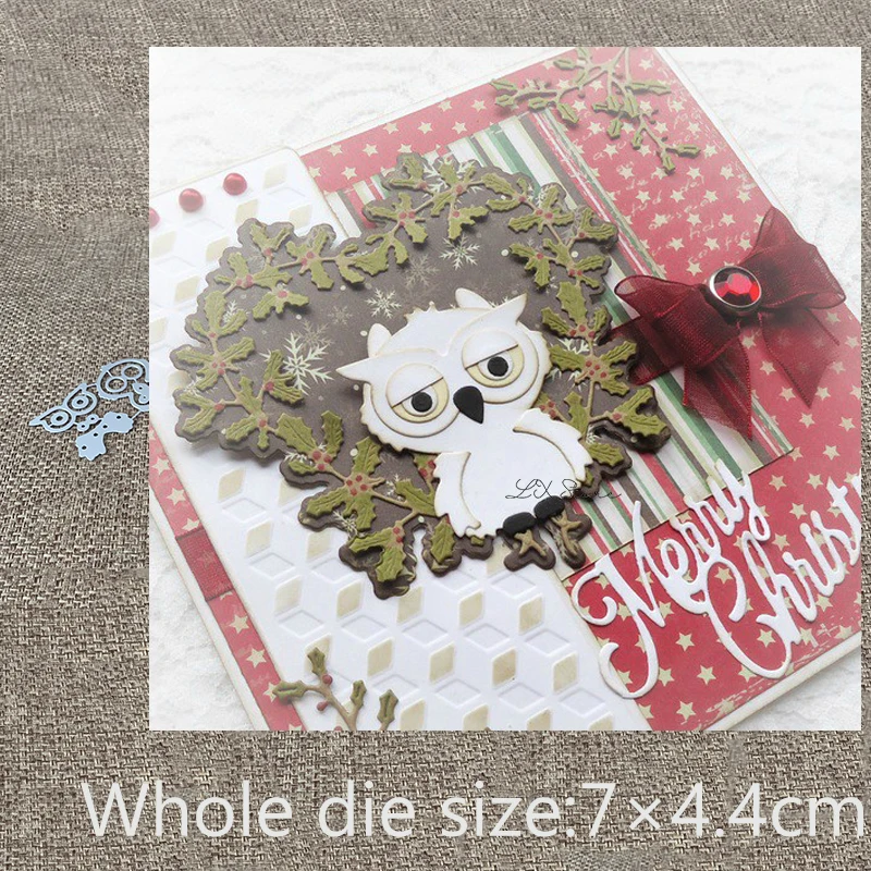 XLDesign ремесло металла высечки трафарет сова украшения бумажная карточка для