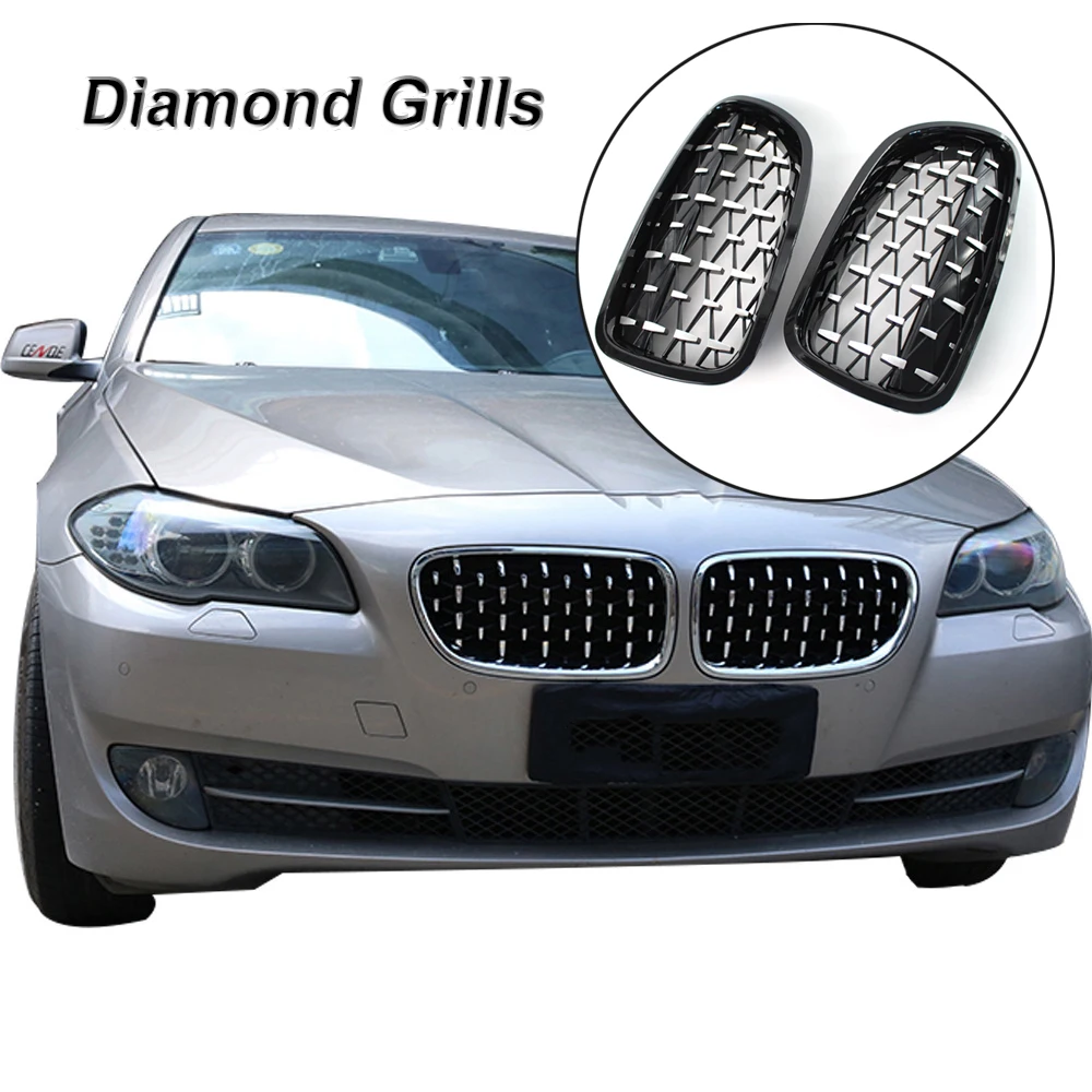 

Chrome Diamond Grills Car Front Grille For BMW E87 E90 E92 E93 F20 F21 F30 F34 F35 E60 F10 F18 G30 G38 F45 F32 1/2/3/4/5 Series