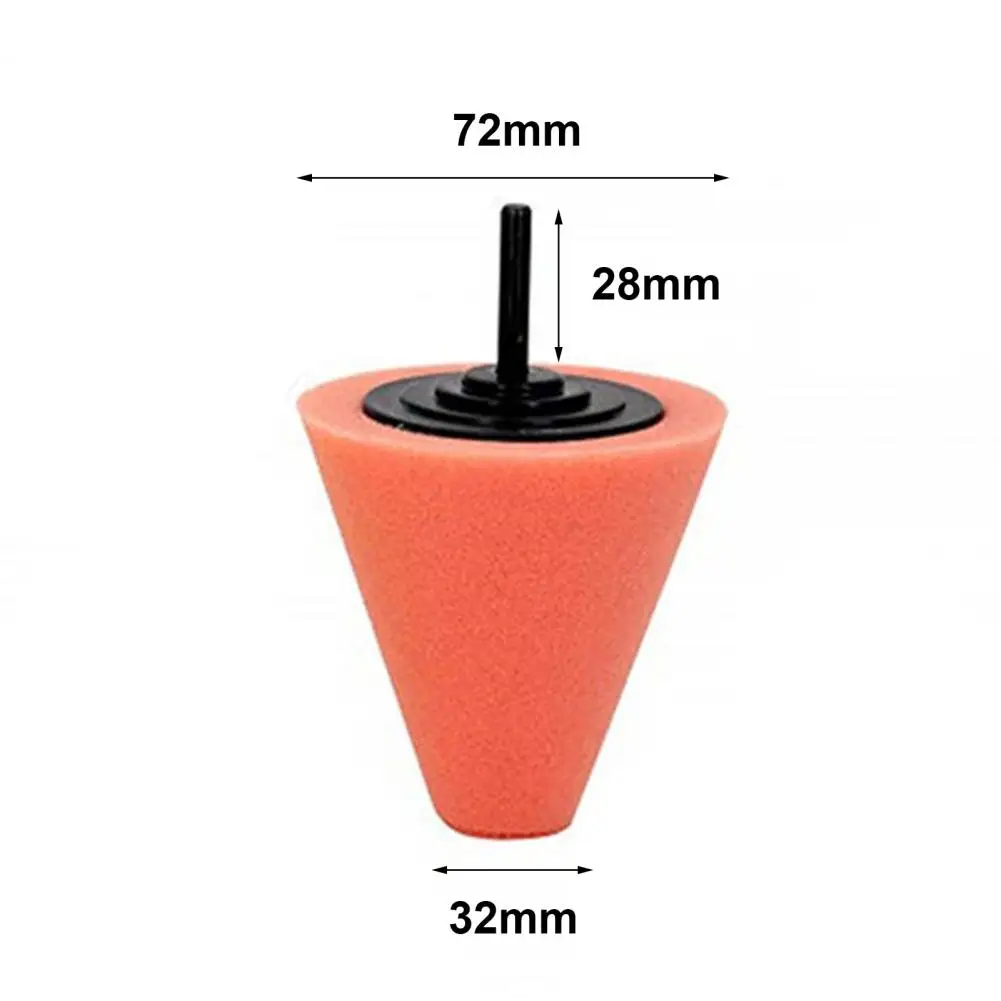 

3/4/5/6Pcs Car Polishing Kit Car Polish Cone Set Sponge Pads Polishing Wheel Polisher Buffer Waxing Tool Kit Wheel Hub Cleaning