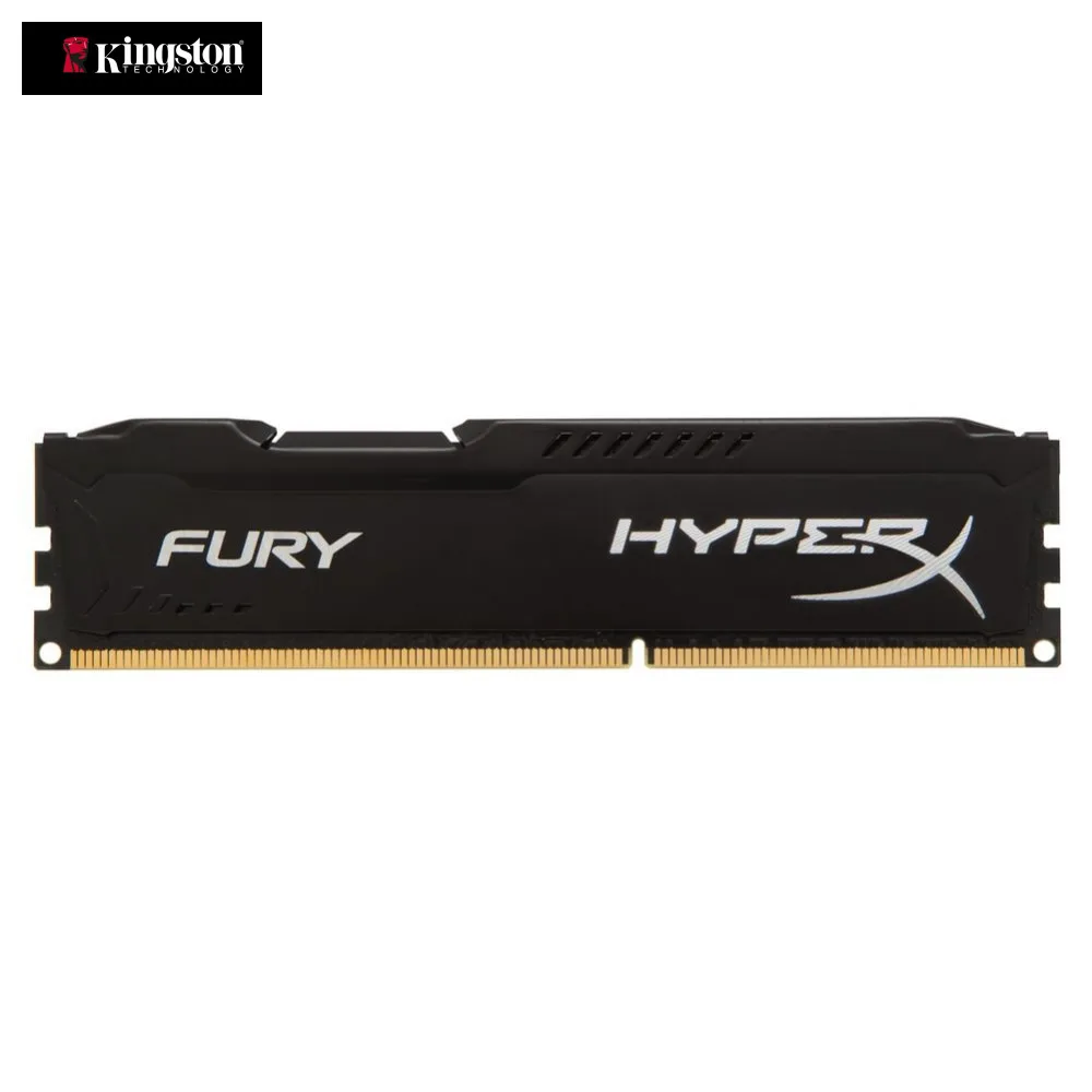 Модуль памяти DDR3 DIMM 4Гб 1600MHz CL10 Kingston HyperX FURY Black|Оперативная память| |