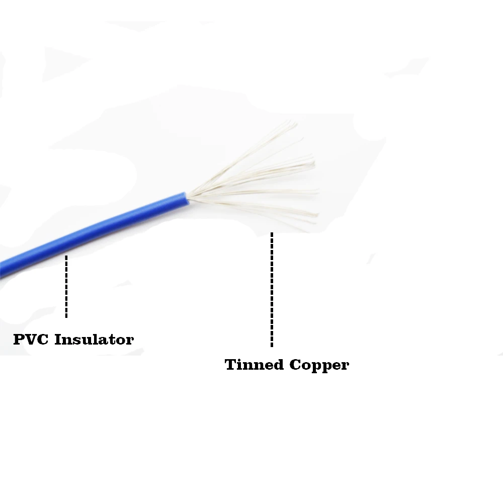 Электрический провод SHENGPAI UL 1015 многожильный медный изолированный ПВХ 8 AWG 1 м