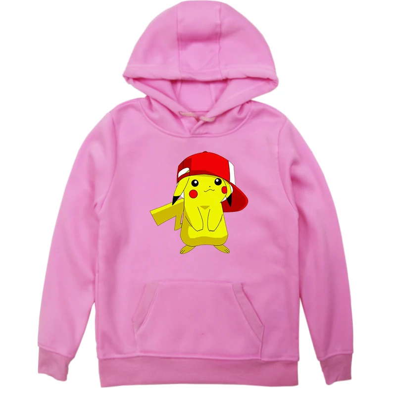 Hoodies 17 Новое поступление, осенне-зимнее пальто толстовки с принтом Покемон Пикачу Детские толстовки для мальчиков Детский ребенок дошкольного возраста девочки младенец, одежда - Цвет: Hoodies 17