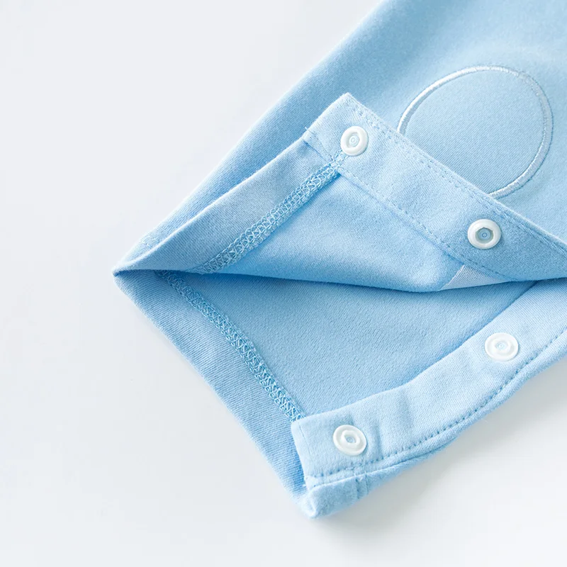 

DBH12508 dave bella spring baby boy long sleeve romper infant toddler jumpsuit children boutique new born cotton romper 1 piece