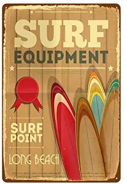 

Summer Beach Surfing Bikini Bar Cafe Home Oil Station Garage Kitchen Farm Countryside Vintage Retro Tin Signs
