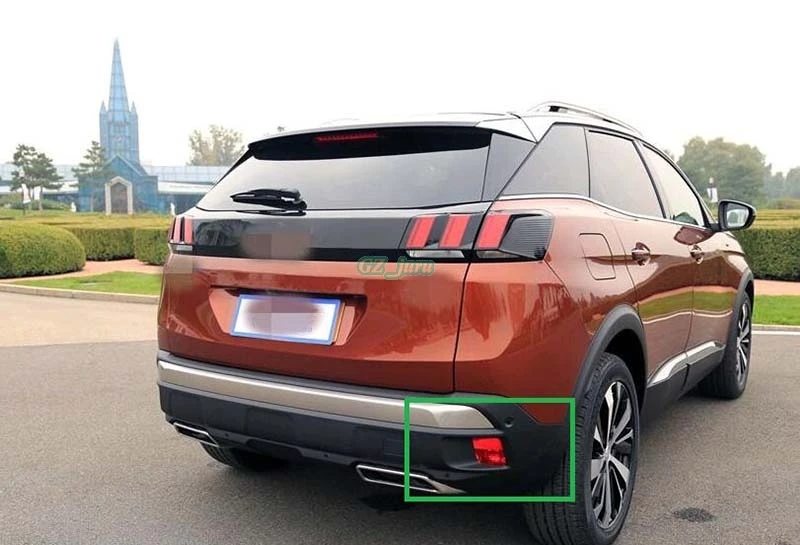 Автомобильный Стайлинг 2016 2017 для Peugeot 3008 GT 3008GT ABS хромированный задний