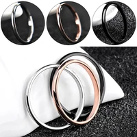 1ppc titanium steel unisex simple rings for women fashion women glossy round ring valentines couple jewelry gifts wedding ring