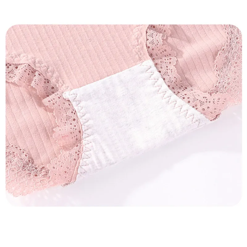 Трусы женские х/б с высокой талией кружевные большого размера XL- 6XL | Женская