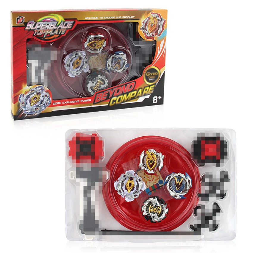 Новые 4 шт. Bayblades Burst Box держатель Beyblades Popper 4D Fusion Metal Arena битва Классические игрушки