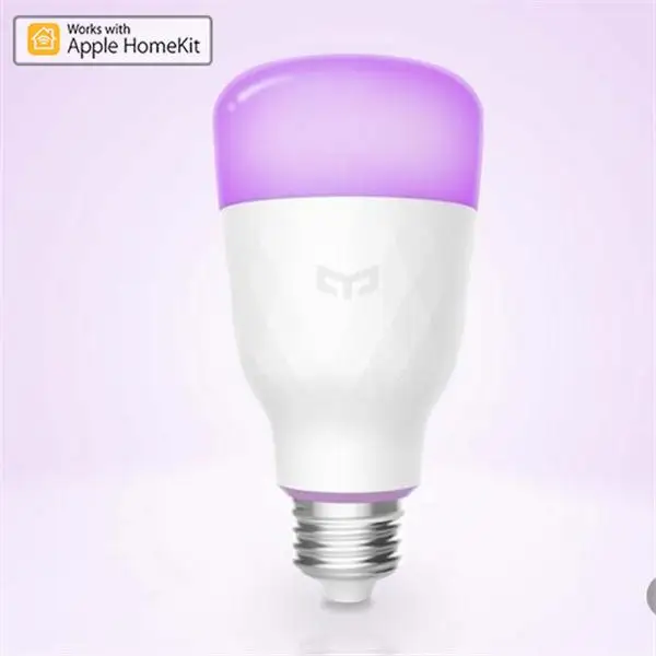 with Apple HomeKit Умный светодиодный светильник Xiao mi Yeelight, цветной, 800 люменов, 10 Вт, E27, Lemon Xio mi, умная лампа для mi Home App, белый/RGB, опция iOS, Android - Цвет: with Apple HomeKit