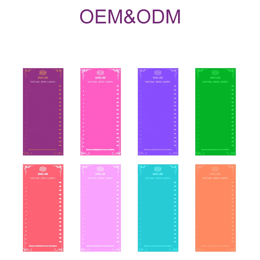 OEM ODM Накладные ресницы Индивидуальный Логотип DIY индивидуальный логотип для наращивания ресниц