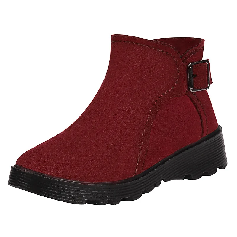 

Women's Winter Footwear Plush Fur Ankle Boots For Women Retro Style Ladies Shoes Non-Slip Women's Shoes Fashion