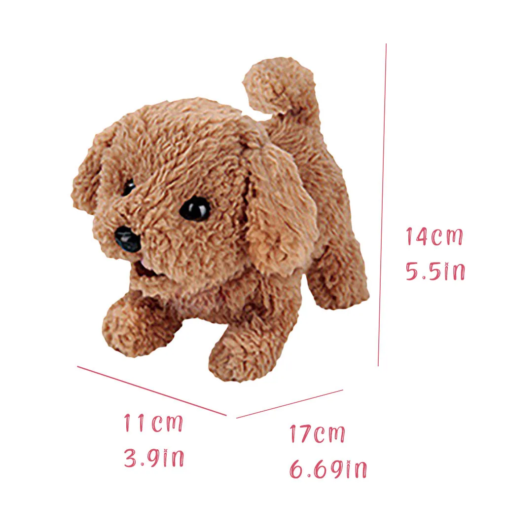 

Realistic Teddy Dog Lucky,Electronic Pet Dog Electric Simulation Children's Toy Will Bark And Walk Puppy