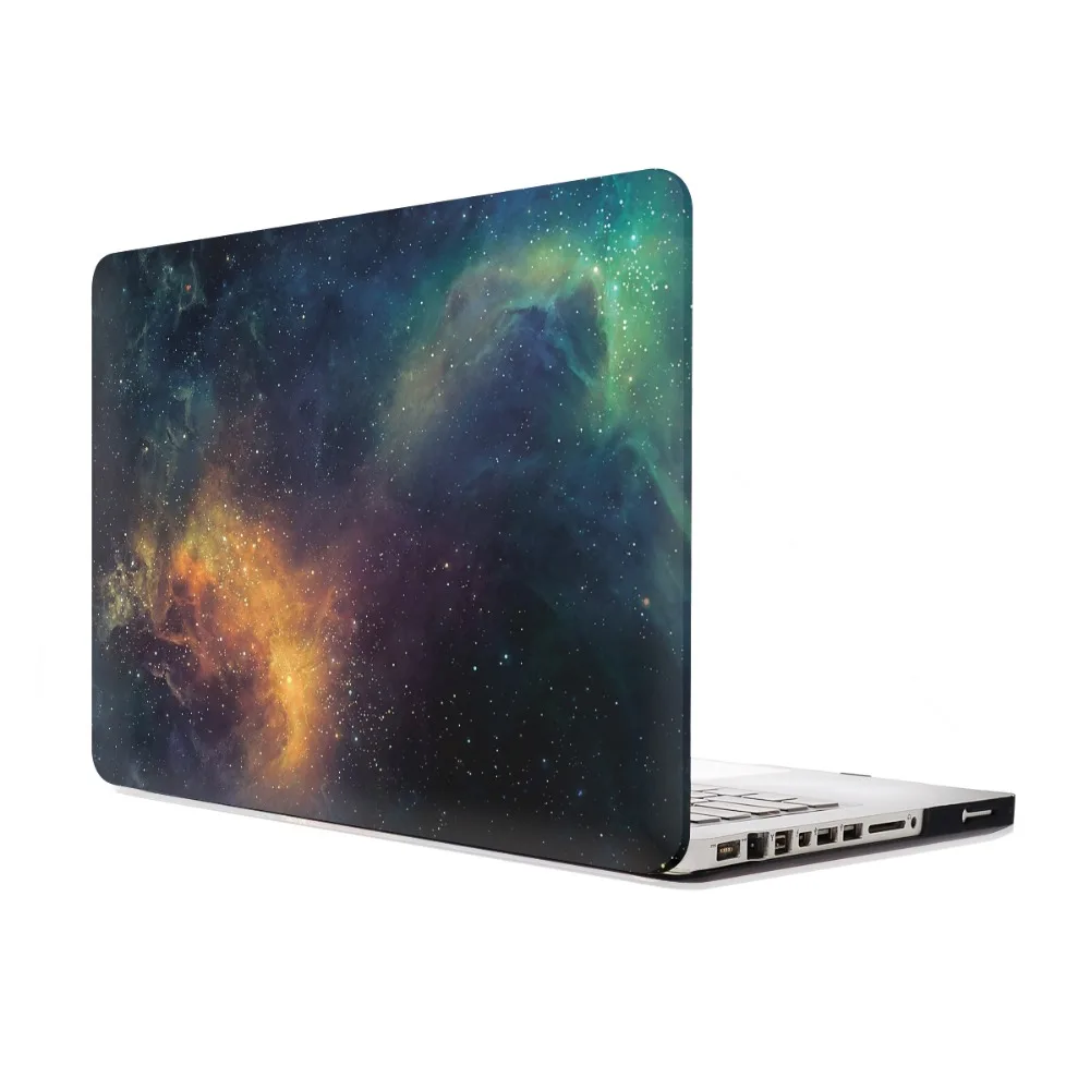 Для Macbook Pro 13 15 дюймов Galaxy графическим прорезиненным футляр a1706 A1708 A1278 A1286 A1988 A1989 A1707