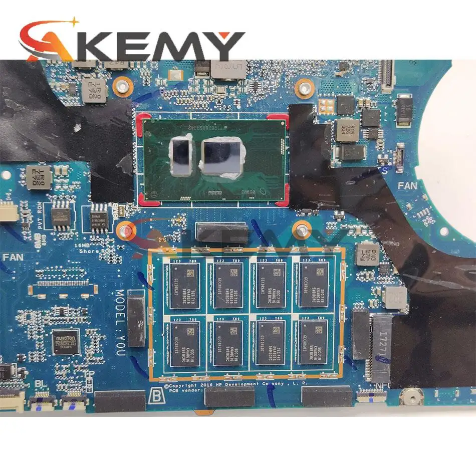 l02235 001 l02235 601 for hp elitebook 1040 g4 laptop motherboard w i7 7500u cpu 8gb ram da0y0umbad0 main board 100 test work free global shipping