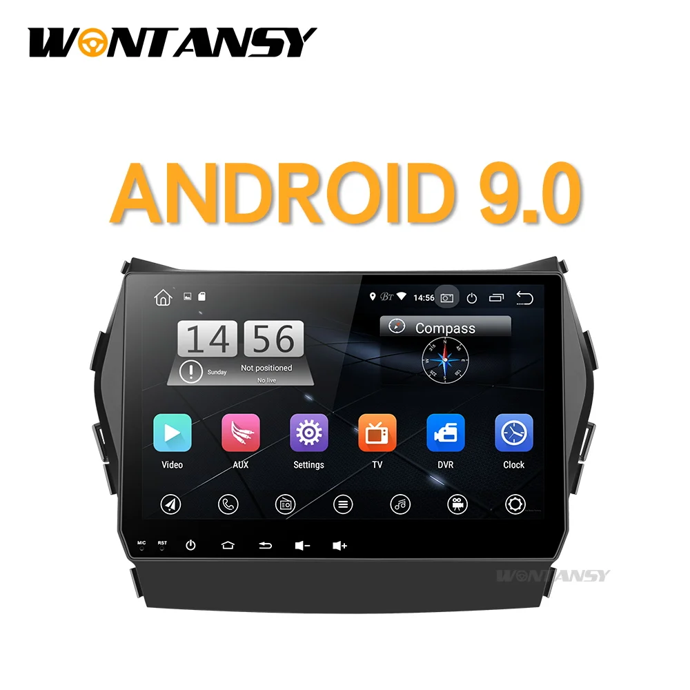 Android 9 0 PX30 автомобильный dvd для Hyundai Santa Fe/ix45 2013 2014 с Радио Стерео gps навигация 2 din