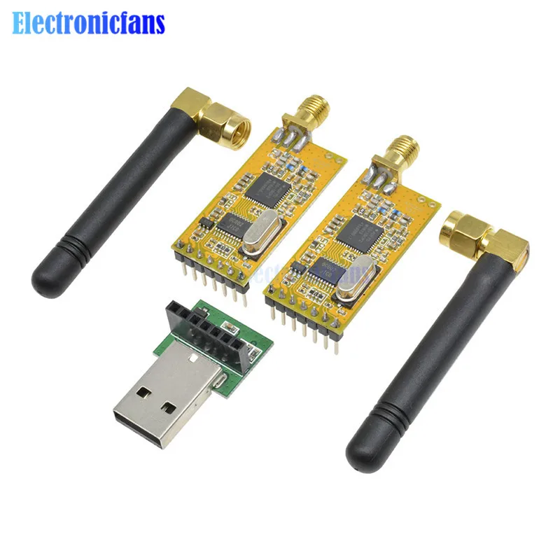 

APC220 Wireless RF serial Data Modules With Antennas Data Communication USB Converter Module Adapter Kit For Arduino 3.3V-5V