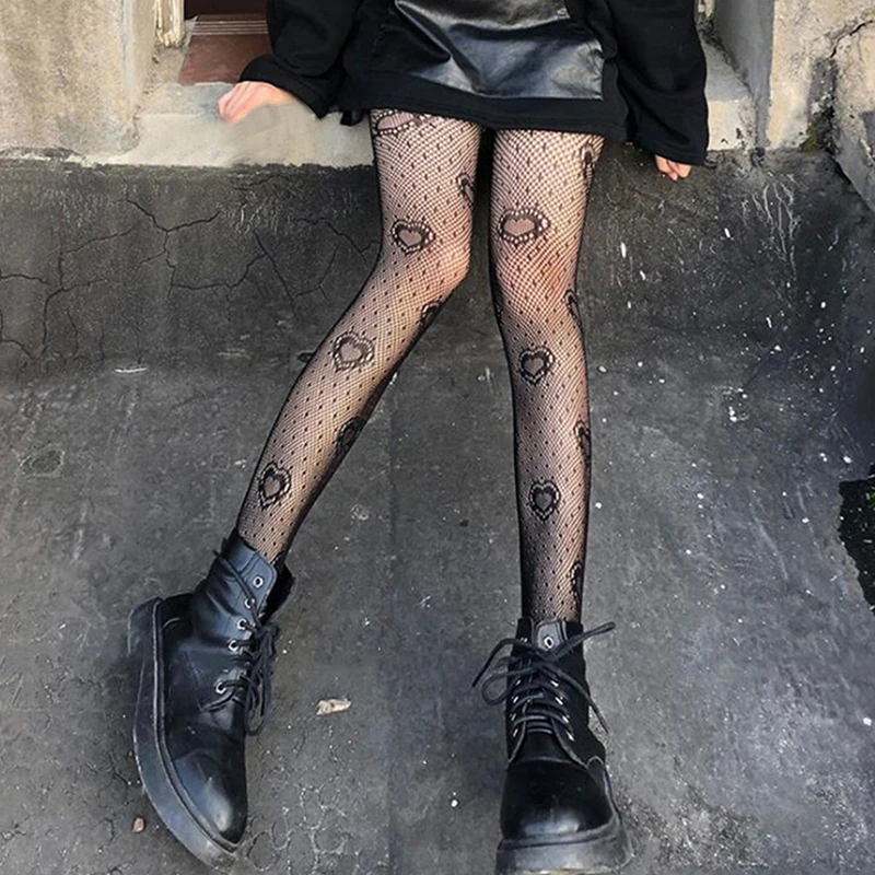 2022 кружевные милые черные чулки G брюки колготки японские готические женские с