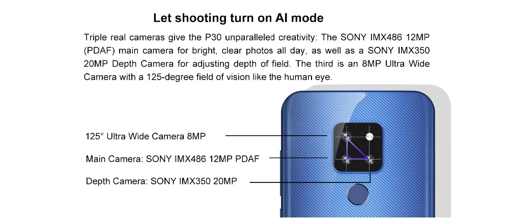 Cubot P30 Android 9,0 6," экран капли 2340x1080 4 Гб+ 64 Гб Pie Helio P23 AI задняя Тройная камера Face ID 4000 мАч смартфон