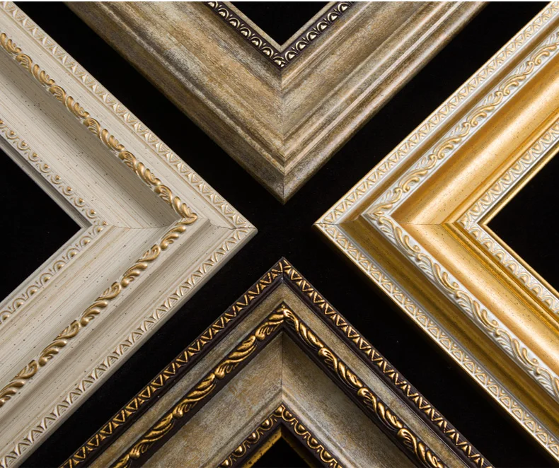 Винтажная Европейская фоторамка дисплей элегантный простой дизайн рамка для