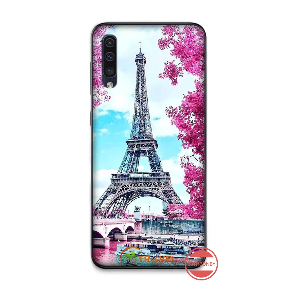 Чехол с рисунком в виде Парижской железной башни чехол для телефона Samsung Galaxy A 3 6 7 8
