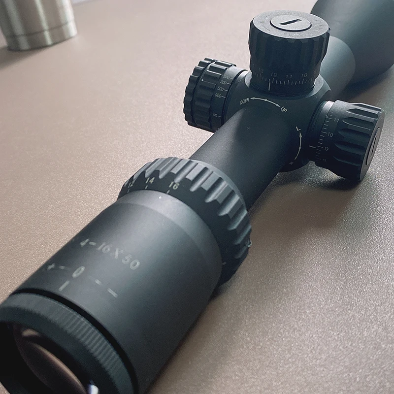

HD 4-16x50 FFP Long Range First focal plane Shooting Hunting Riflescope optical sight scope with Illuminated MOA Reticle