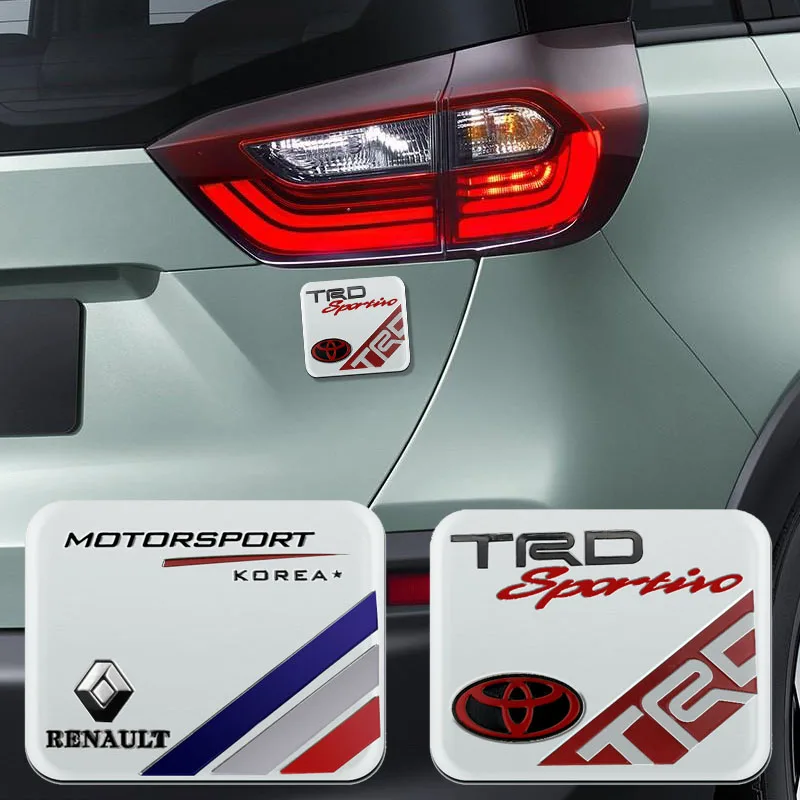 1 шт. Автомобильная 3D алюминиевая декоративная наклейка автомобильный значок