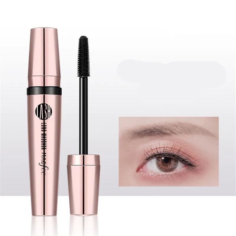 

4D Silk Fiber Eyelash Mascara Black Thick Curving Eyelash Lasting Waterproof Lengthening Eyelash Cosmetic Mascara Quick Dry