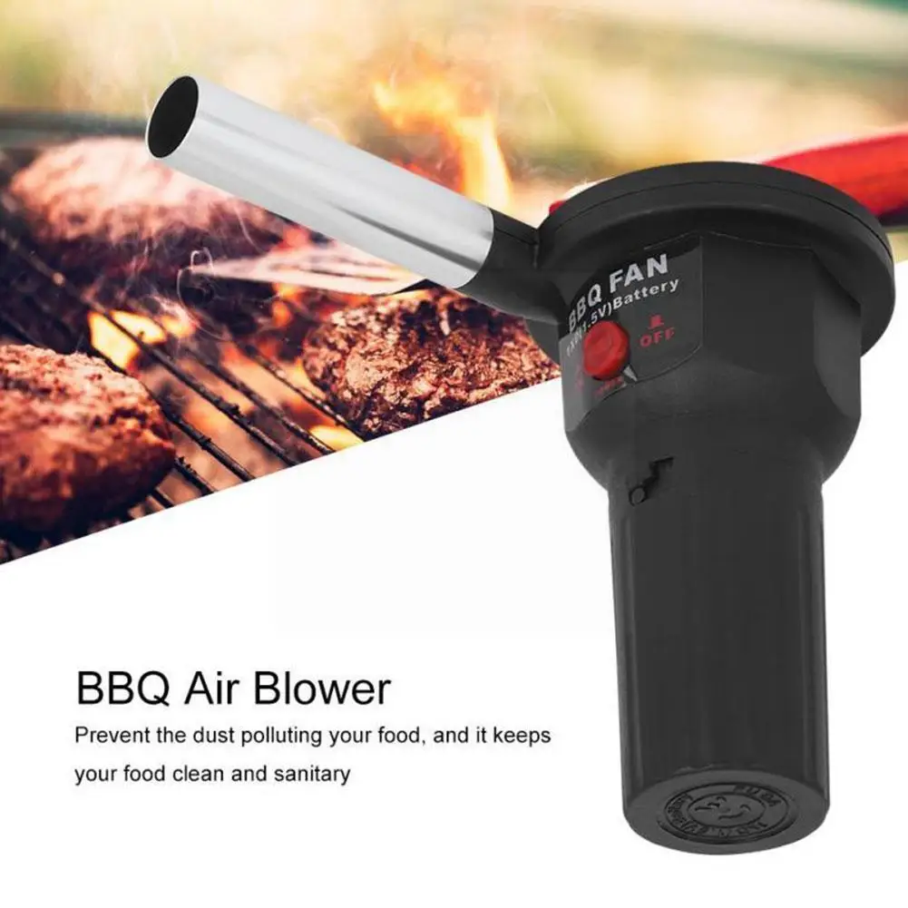 

Electric BBQ Blower Barbecue Utensils Mini Portable Blower Picnic Air Outdoor Fan Fire BBQ Supplies Tools Camping Combustio L6K1