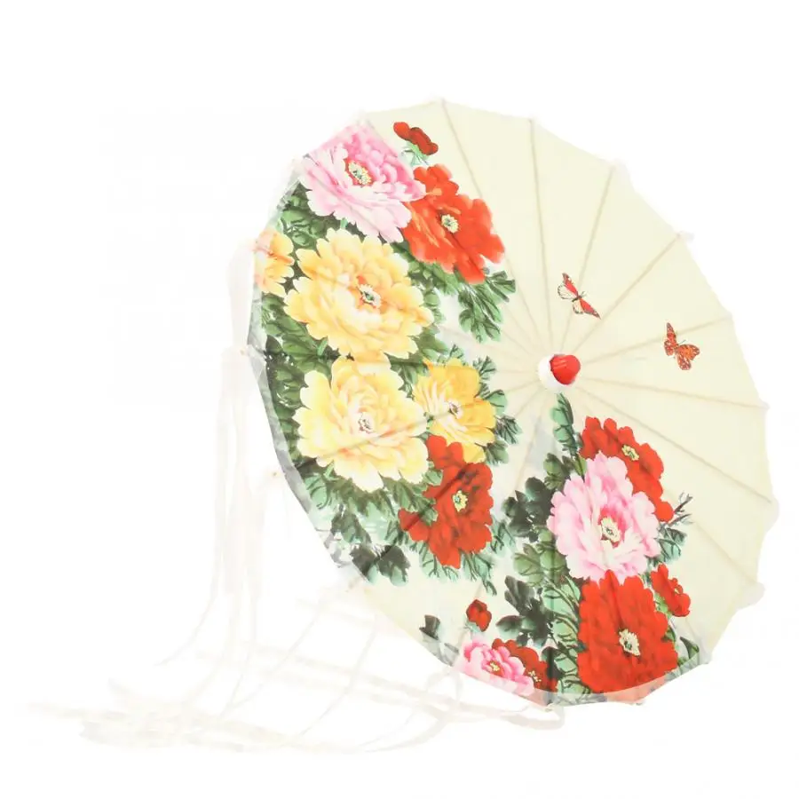 Домашний декоративный зонт зонтик из шелковой ленты художественное ремесло для