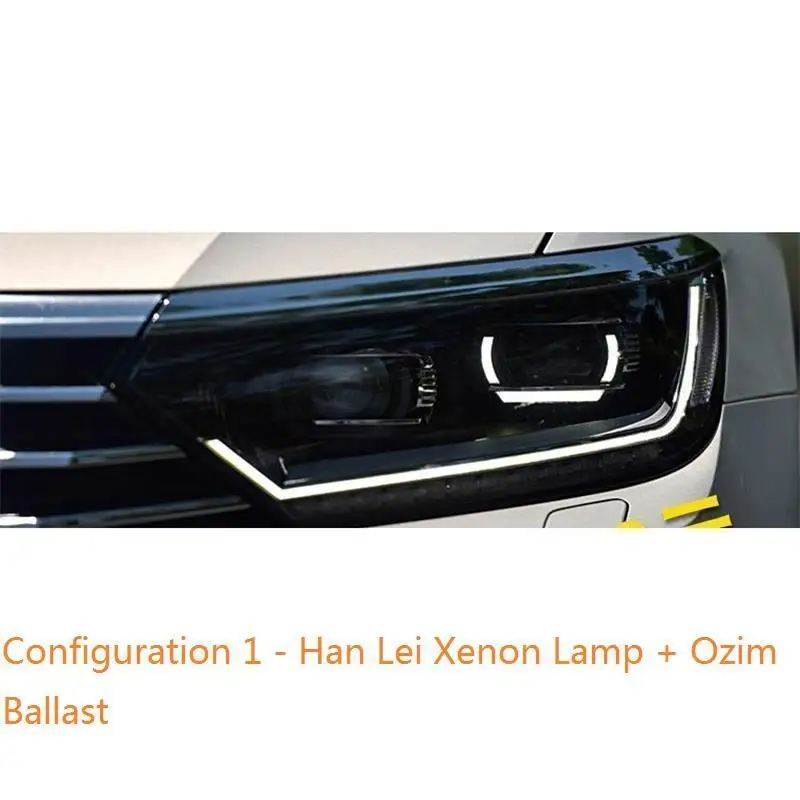 MODEL F Автозапчасти Luces Led Para авто Drl аксессуары автомобильные лампы фары автомобильные фары в сборе 17 18 для Volkswagen Magotan - Цвет: MODEL F