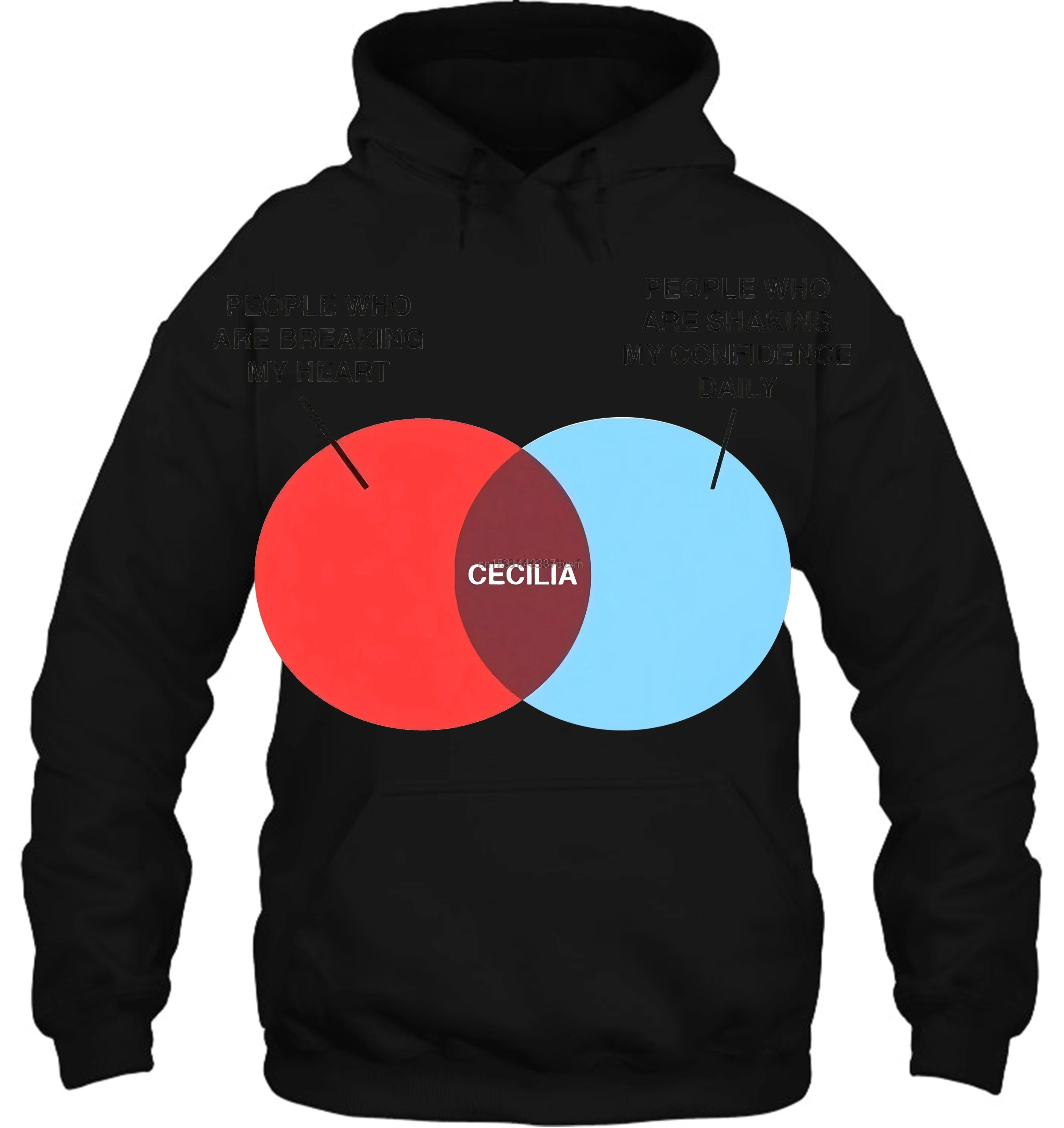 

Мужская толстовка с капюшоном, модная крутая забавная печатная женская уличная одежда Cecilia Venn