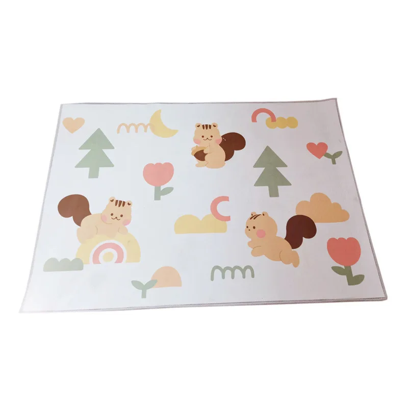 Мультяшная белка детский игровой коврик утолщенный коврик-пазл с животными для