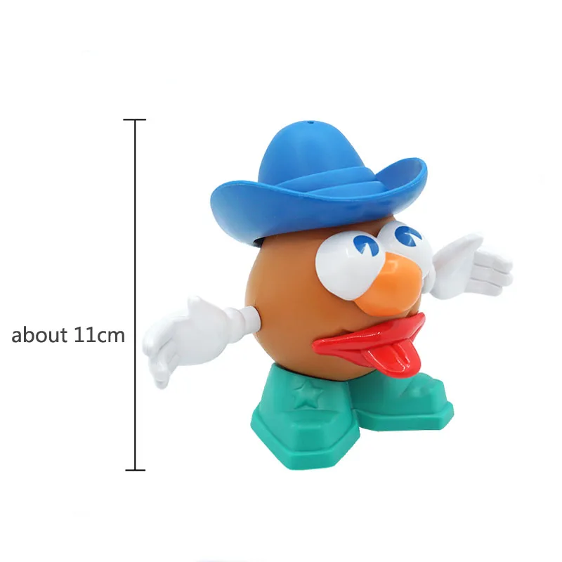 

MR POTATO HEAD Toy Story Mrs. Potato Head Mr. Potato Head Little Taters Princess Spudette Assembly Spelling Puzzle Blocks 10cm