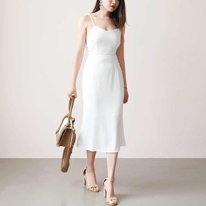 SkiMoco элегантное вечернее платье Дамское сексуальное с открытой спиной на тонких