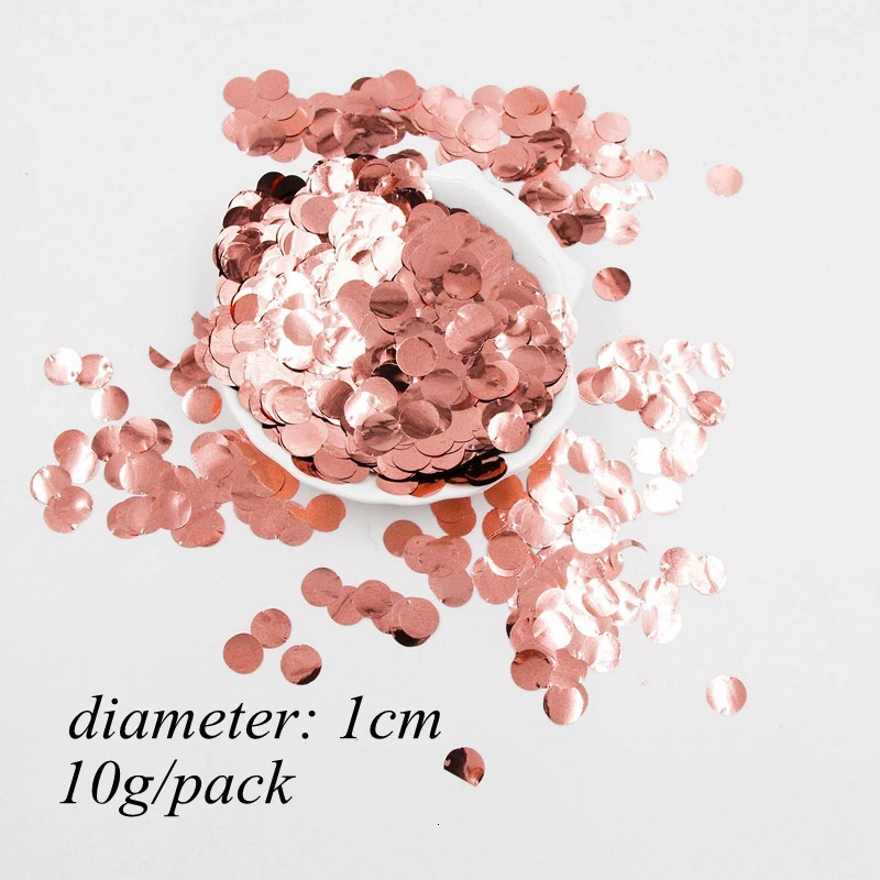 Rose Gold Confetti 5 шт. 12 дюймов многоцветный воздушный шар "Конфетти" фольгированный шар Свадебная вечеринка украшение утолщение груша шары украшения на день рождения - Цвет: Rose Gold Confetti