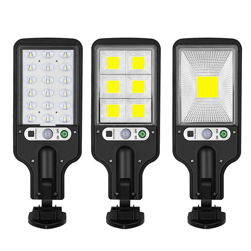 

Solar Powered LED/COB Road Lamp Outdoor Waterproof Pathway Wall Light Induction SmartMotion-Sensor Lights 3-Modes
