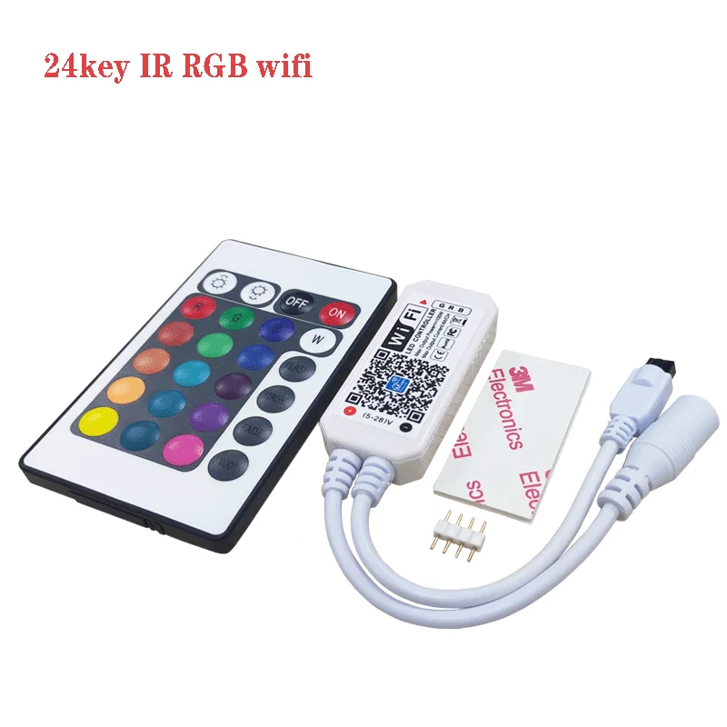 Bluetooth-Совместимый Беспроводной контроллер Wi-Fi RGB/RGBW ИК RF светодиодный для