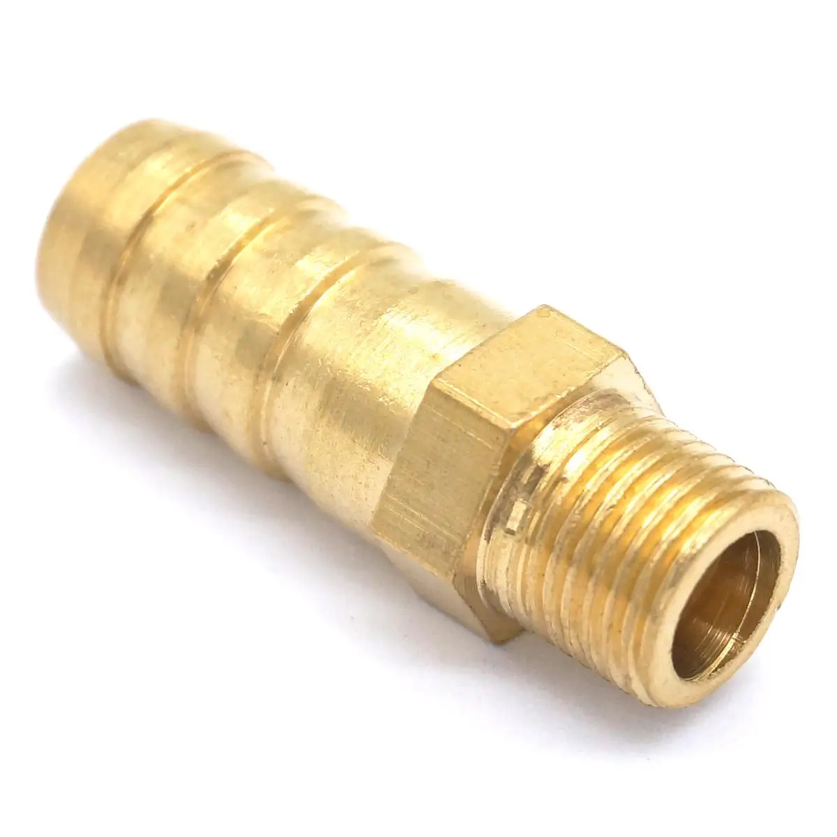 Лот 5 шлангов I/D 10 мм x 1/8 &quotBSP штыревой латунный соединитель для муфты