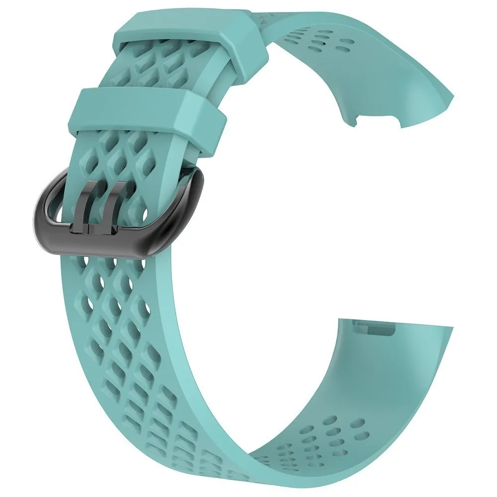 Sky Blue Coolaxy аксессуары для Fitbit Charge 3/3SE мягкий силиконовый водонепроницаемый браслет сменный ремешок для Fitbit Charge 3 ремешок - Цвет: Sky Blue