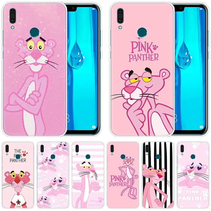 Роскошный силиконовый чехол Розовая пантера для Huawei Mate 30 20 Lite 10 Pro Y5 Y6 Y7 Pro 2019 Y9 Prime 2019 2018 Y6 Pro 2017, чехол